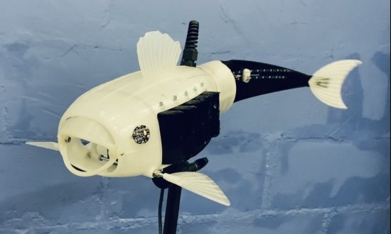 peixe robótico impressão 3d